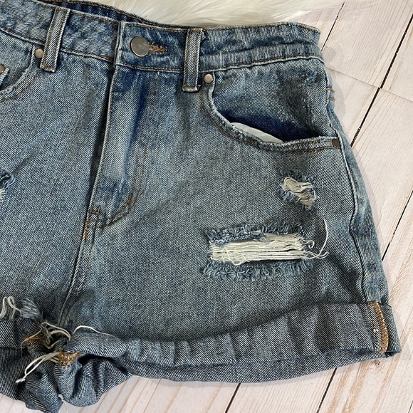 Mustard Seed hi-rise shorts - Picture 3 of 12